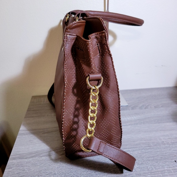 Marc Fisher Brown Classic Vegan Tote - Picture 3 of 8